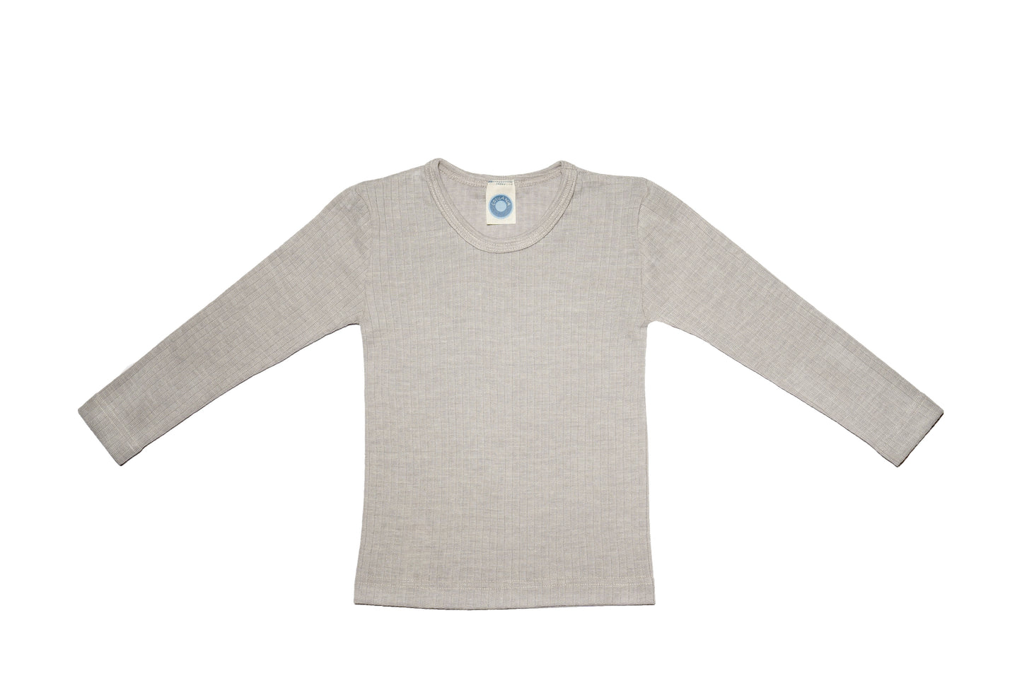 Cosilana Unterhemd langarm grau meliert (Baumwolle-Wolle-Seide)