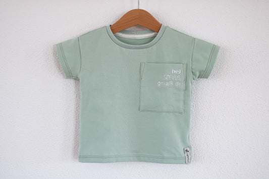 T-Shirt "Griaß di" (Mint)