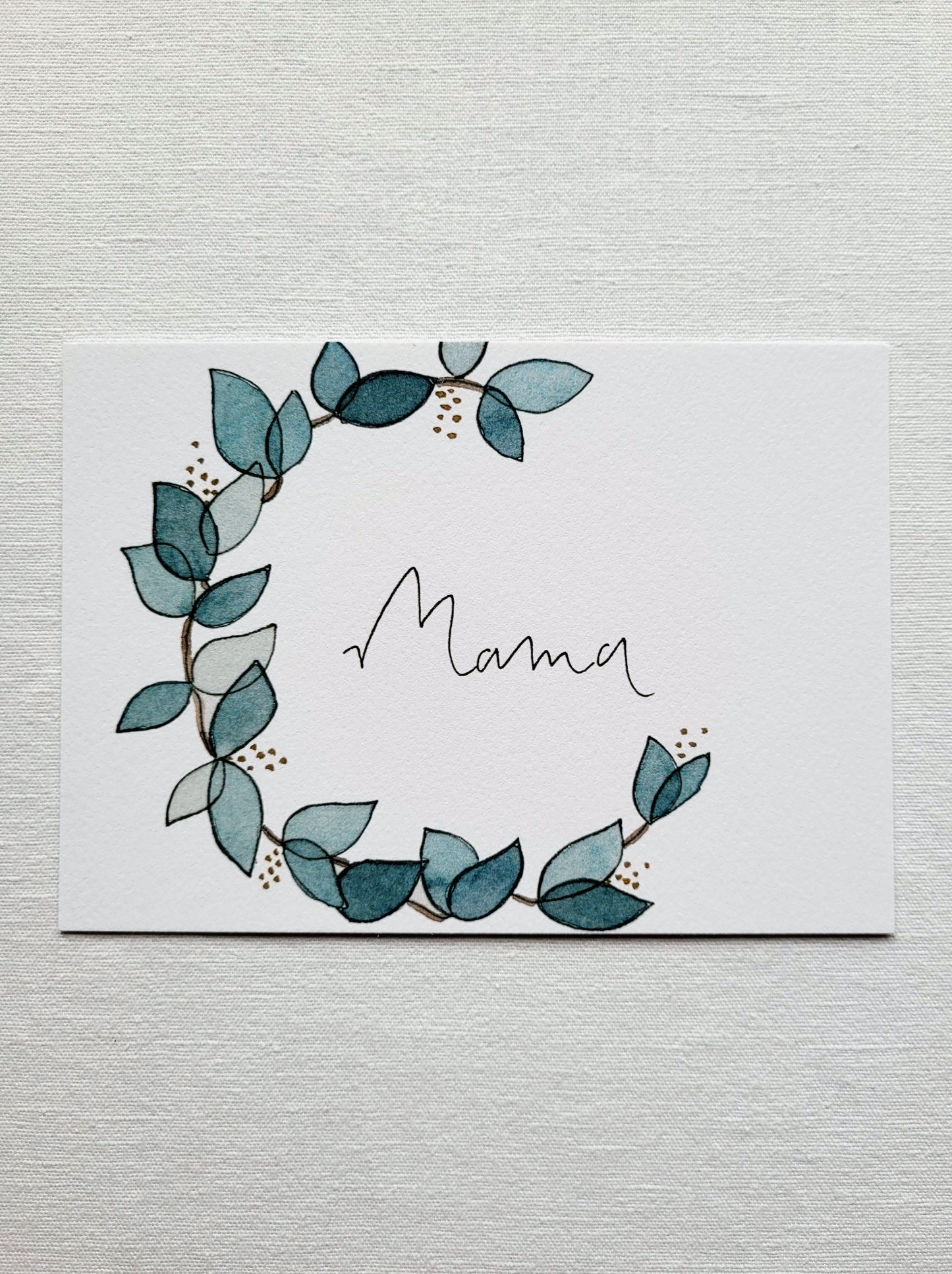 Postkarte "Mama - Muttertag" (handgemalt)
