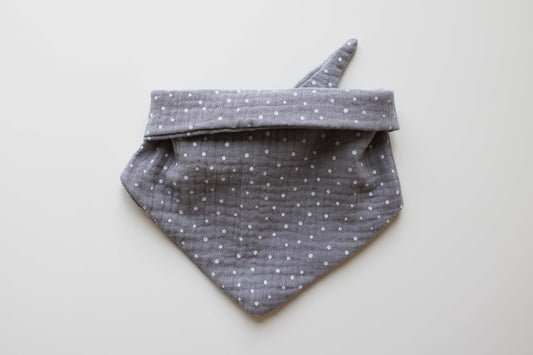 Halstuch "Musselin" (Dots Grey)