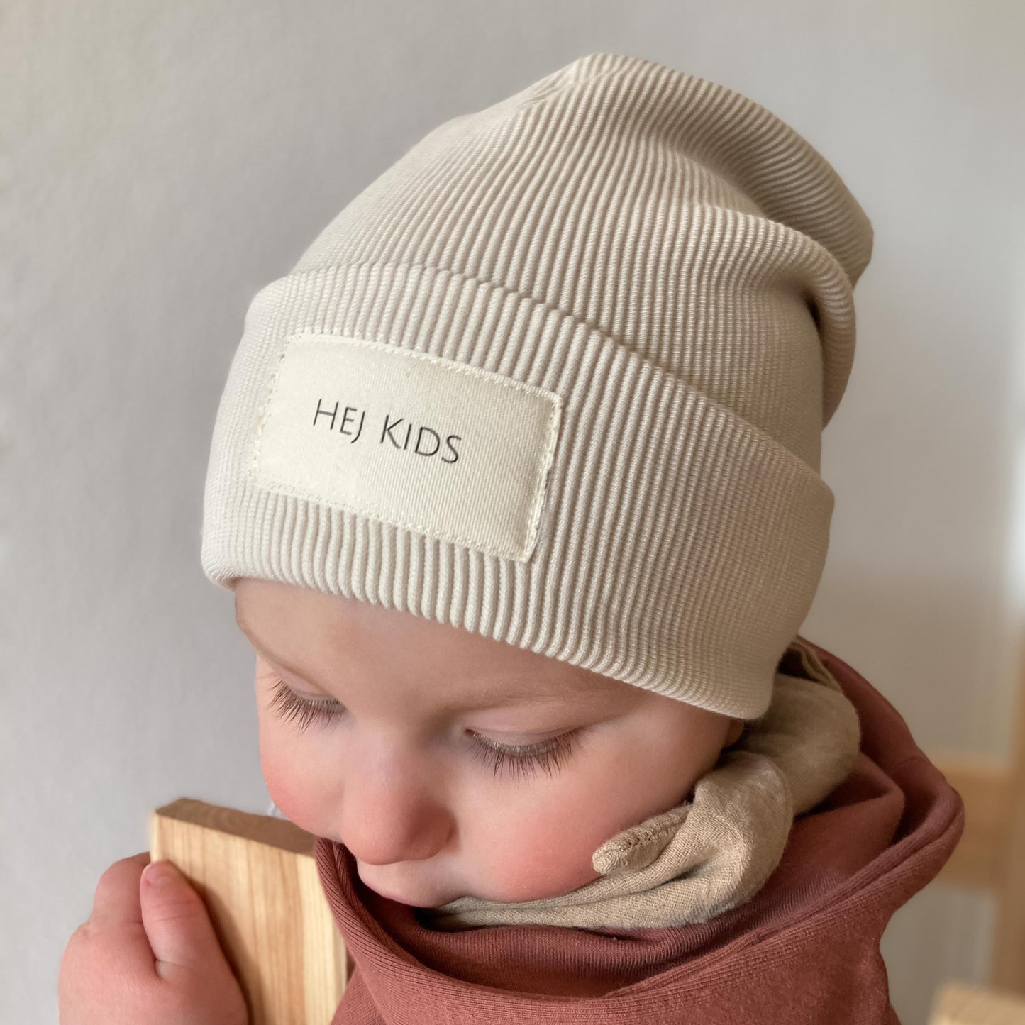 Beanie "Hej Kids" (Creme)