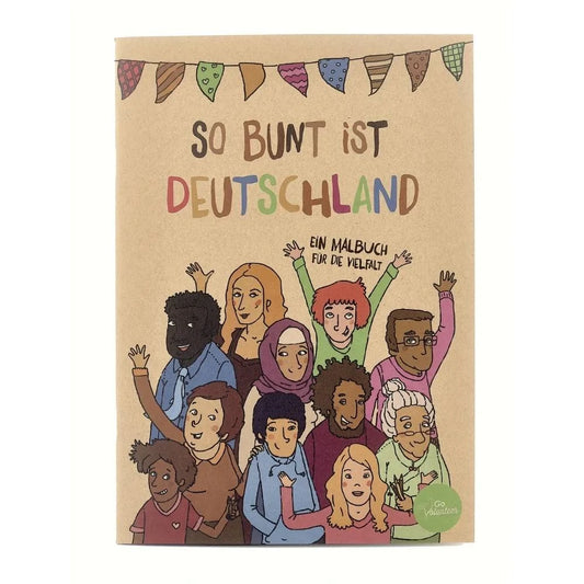 Hautfarben Malbuch für Deutschland