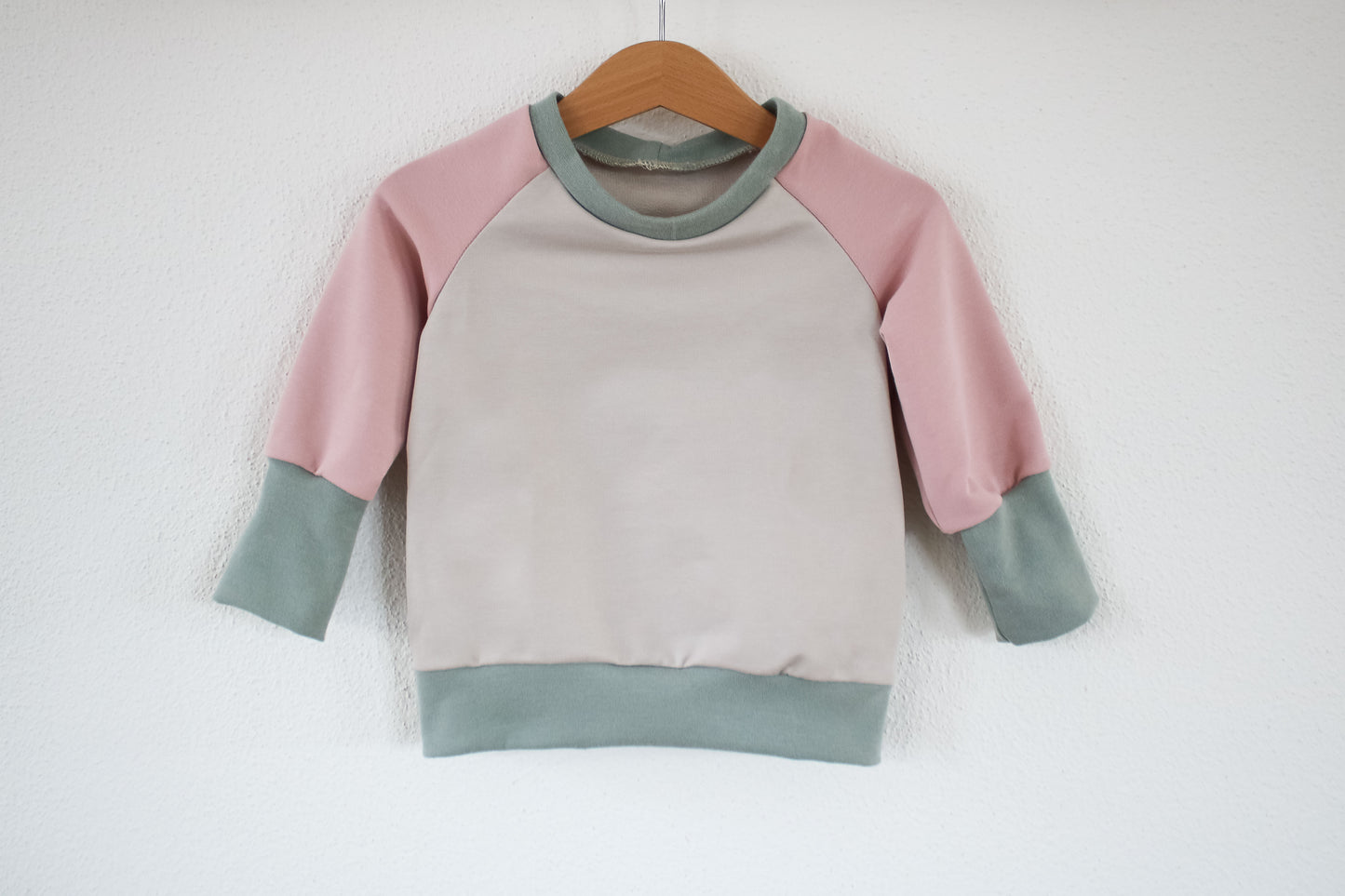 Sweater "Color Block" (Rose)