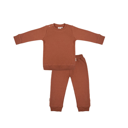 Pyjama "Waffel" (Amber Brown) von Little Indians